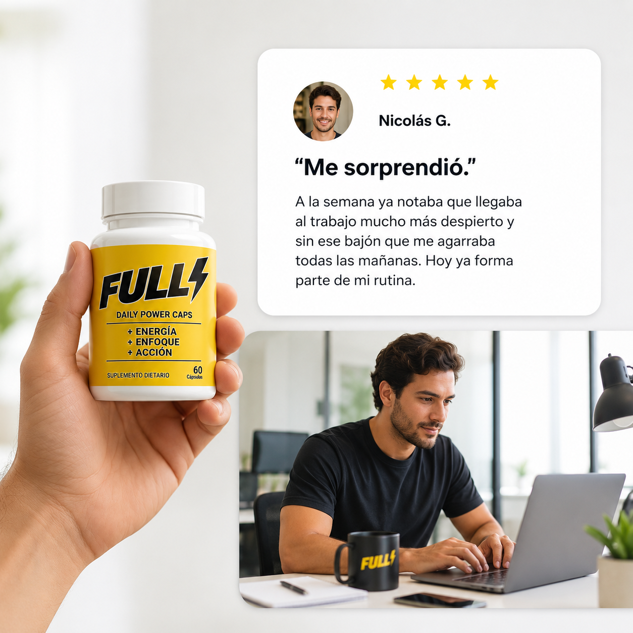FULL® - Lo que tu cuerpo necesita, para hacer lo que tu mente quiere.